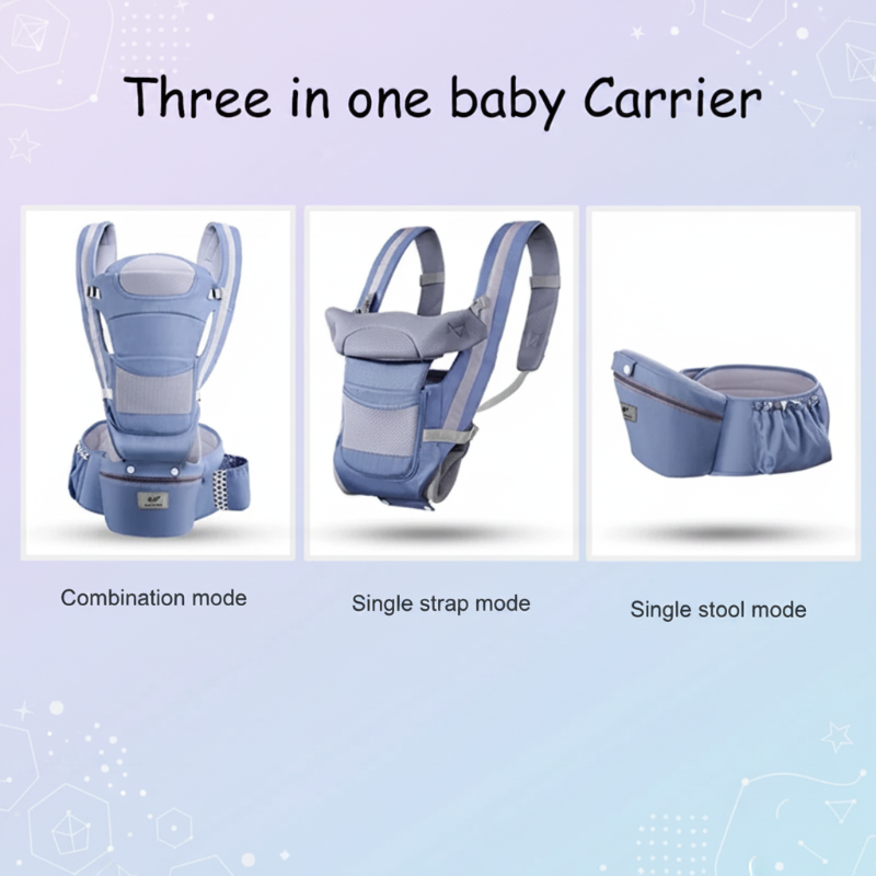 CozyCarry – Praktyczny i regulowany – nosidełko dla dzieci 3 w 1