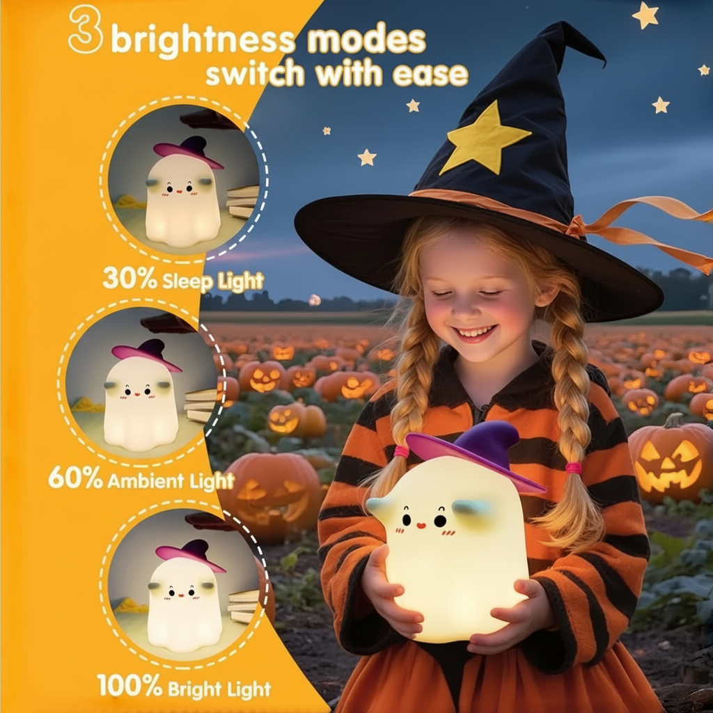 SpookyLamp – Urocza i nastrojowa – lampka nocna na Halloween