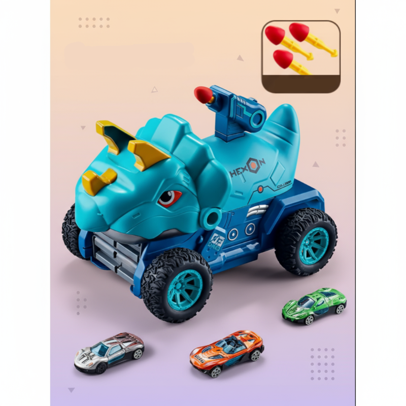TurboRex – Przygodowe i interaktywne – samochód-zabawka z dinozaurem