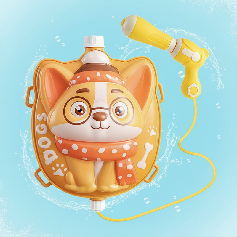 Kids Water Blaster – Zabawowy i praktyczny – plecak z pistoletem na wodę