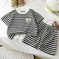 Thumbnail for Kids Stripe Outfit – Modne i wygodne – letni strój dla dzieci