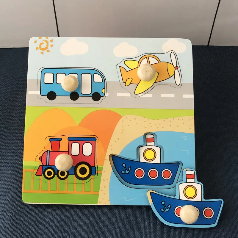 Clever Puzzle™ - Drewniana układanka dla dzieci - Drewniane puzzle