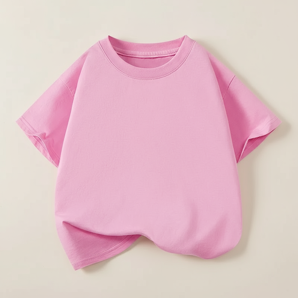 SimpleWear – Casual & Miękkie – T-shirt Relax Fit z okrągłym dekoltem