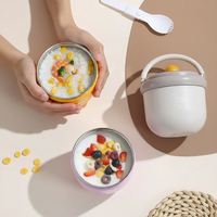 Thumbnail for MealMate – Praktyczna i izolowana – miska obiadowa ze stali nierdzewnej z łyżką