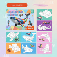 Thumbnail for 3D Sticker Puzzle – Kreatywne i edukacyjne – geometryczna układanka 3D