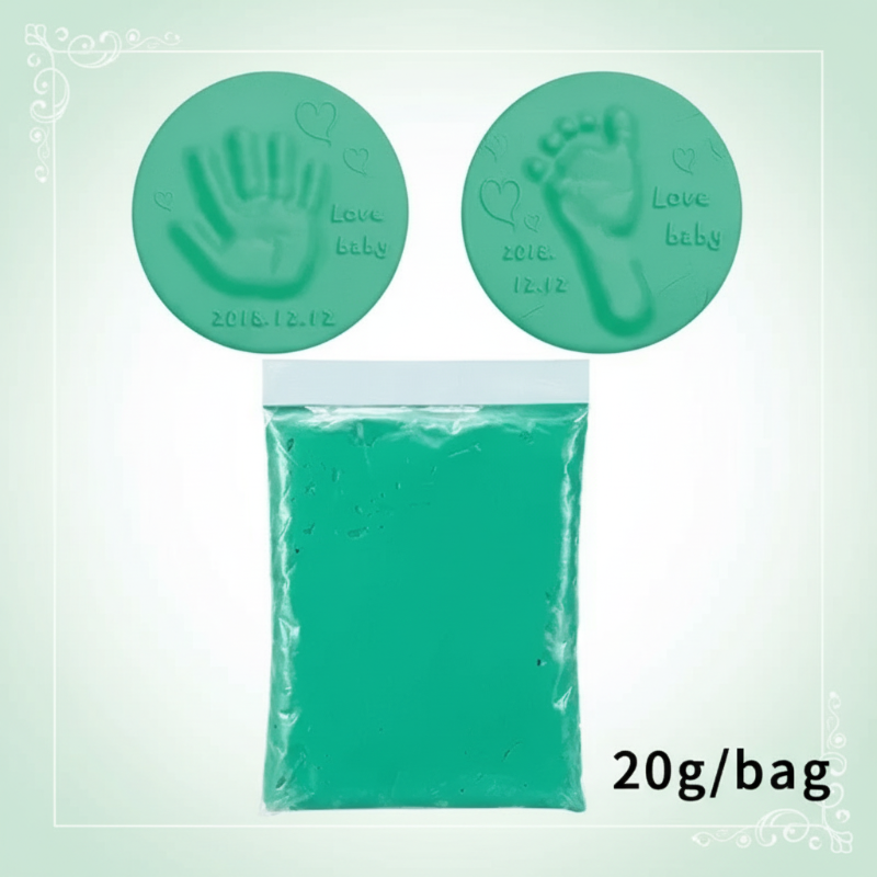 Baby Imprint Clay Kit – Wspomnienie i wyjątkowość – zestaw do odlewów z gliny