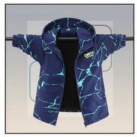 Thumbnail for Reversible Kids Jacket – Wodoodporna i wiatroszczelna – lekka kurtka