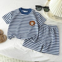 Thumbnail for Kids Stripe Outfit – Modne i wygodne – letni strój dla dzieci