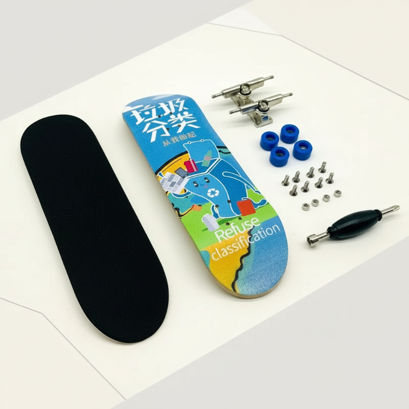 MiniDeck – Wytrzymały i elastyczny – deskorolka na palce