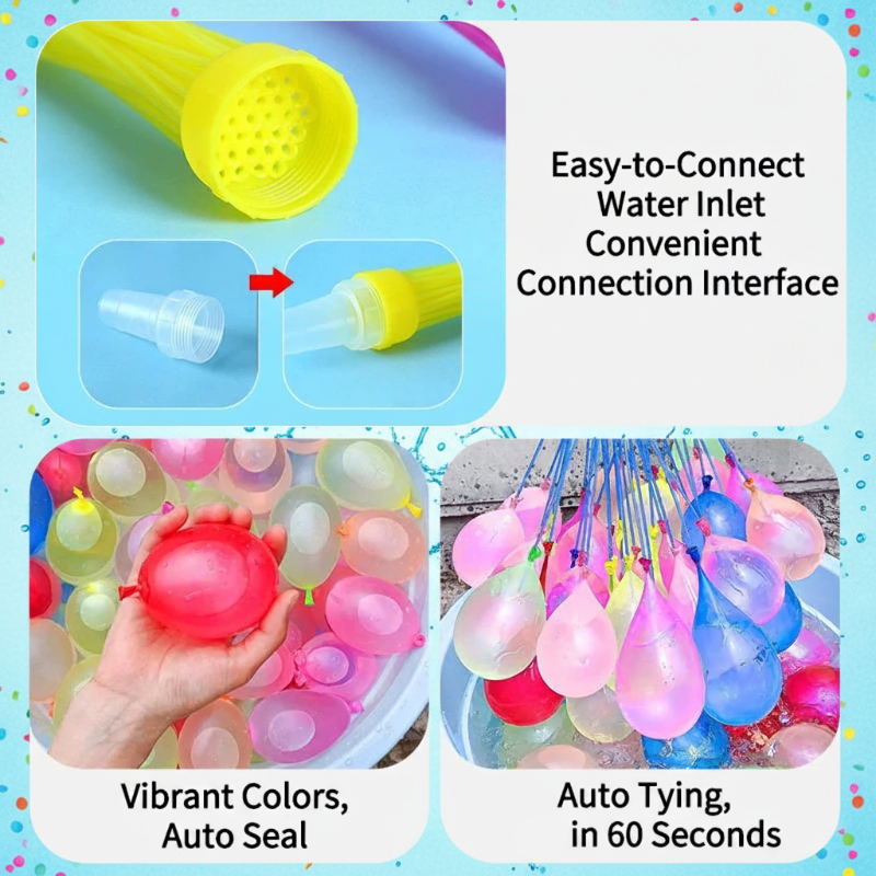 FunBalloons – Łatwe napełnianie w kilka sekund – magiczne balony z wodą