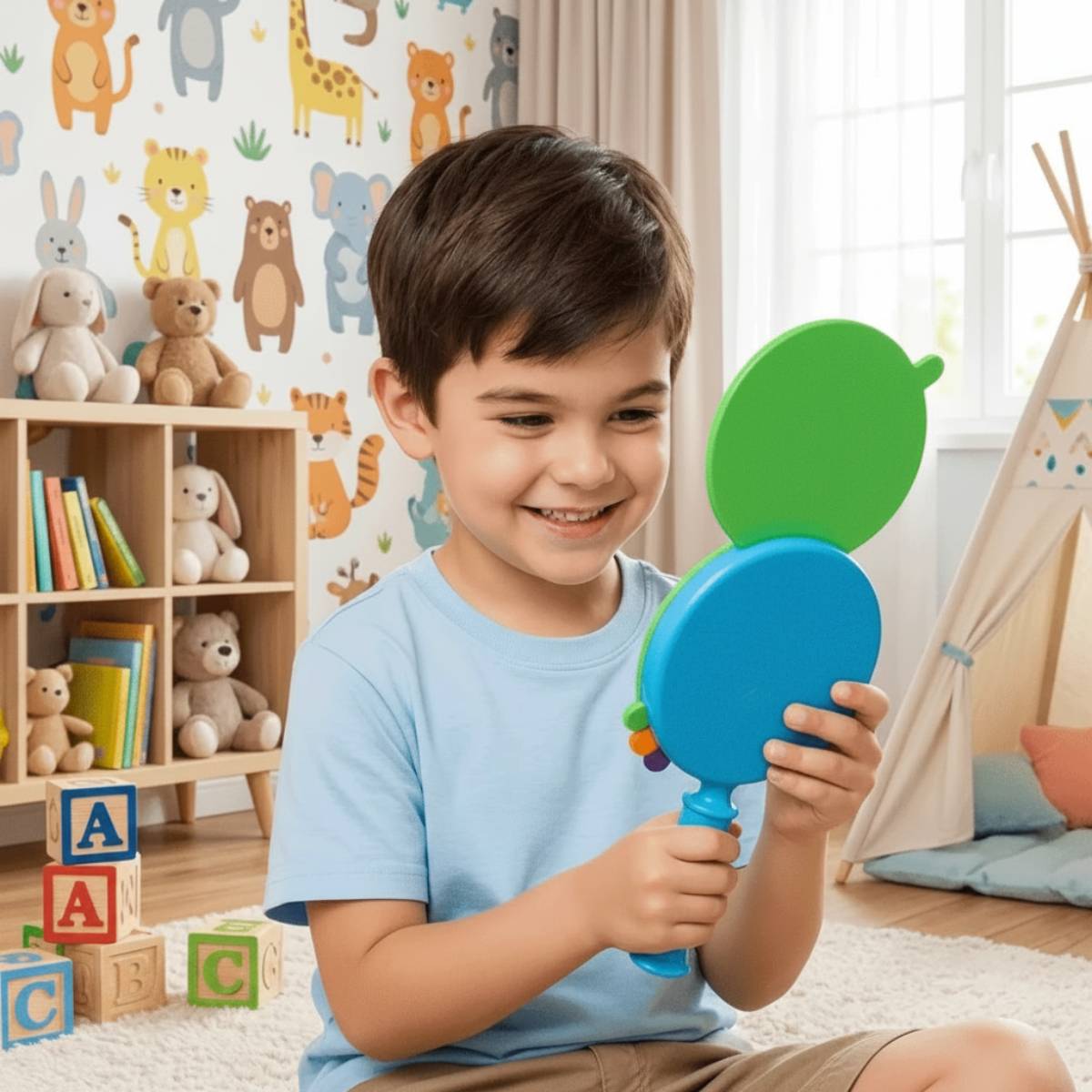 MirrorFun – Edukacyjne i interaktywne – lustro z mimiką twarzy
