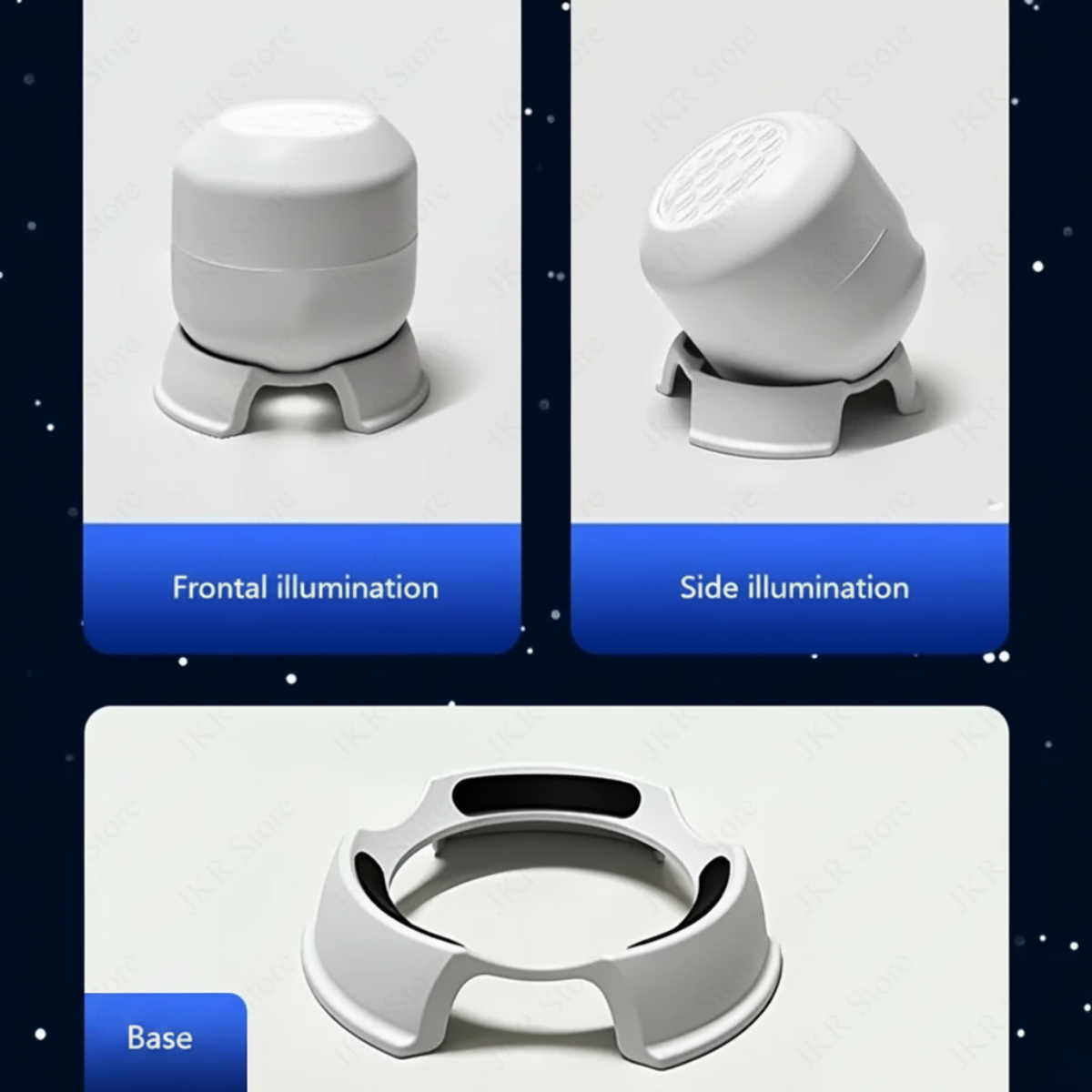 SeaDream – Zabawa i nauka – obrotowa lampka nocna LED 360°