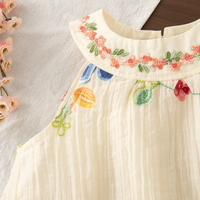 Thumbnail for MiniFlora – Lekka i urocza – haftowana sukienka dla małych dziewczynek