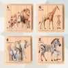 ZooStack – Drewno i interaktywność – Puzzle z klockami zwierząt