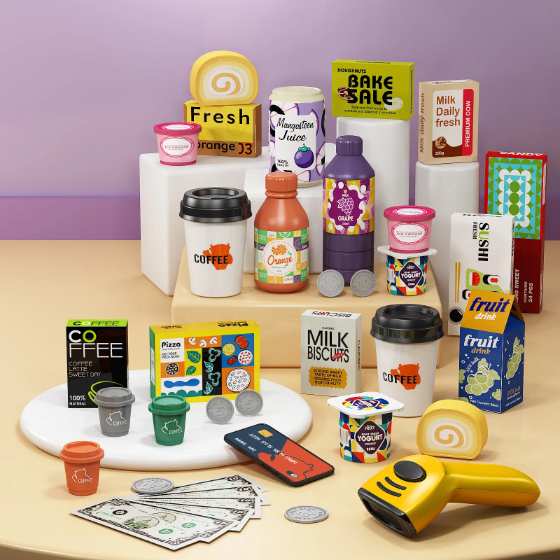 PlaySmart – Kreatywne i edukacyjne – zestaw do zabawy „Supermarket”