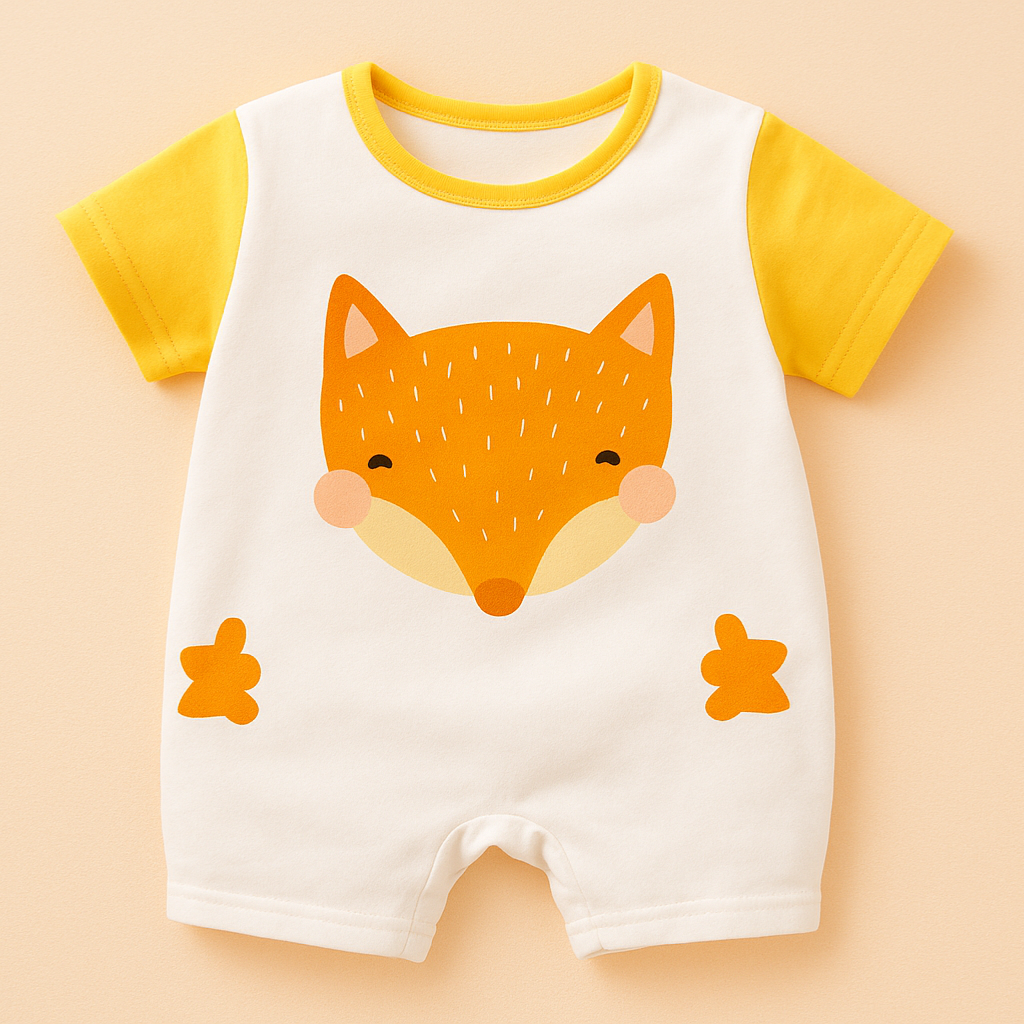Mini Fashion™ - Komfort na każdą noc - Body piżamowe z krótkim rękawem