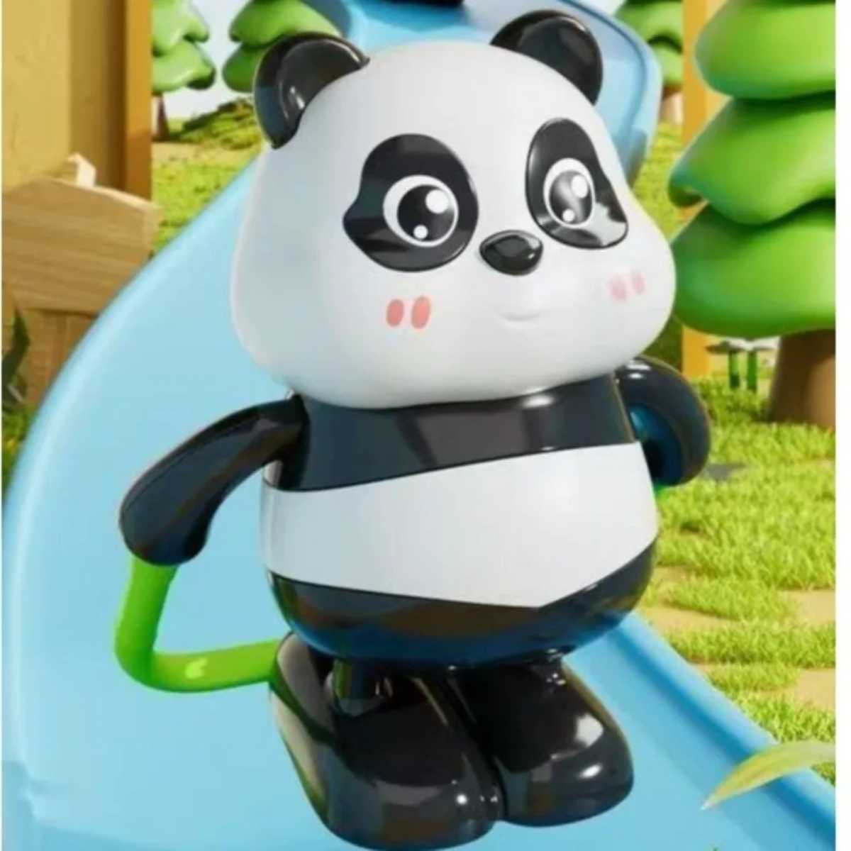PandaPlay – Zabawna i aktywna – zabawka-panda z mechanizmem nakręcanym