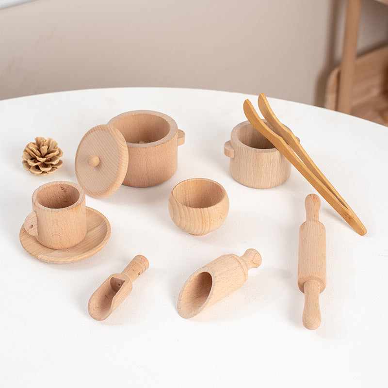 MiniMasterChef – edukacyjny i zabawny – drewniany zestaw kuchenny