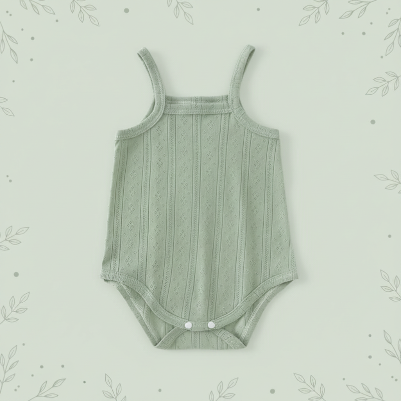 Summer Bodysuit – Lekki i wygodny – dzianinowy body dla niemowląt