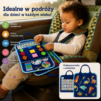 Thumbnail for 7-in-1 Busy Board – Motoryka i nauka – tablica z zadaniami