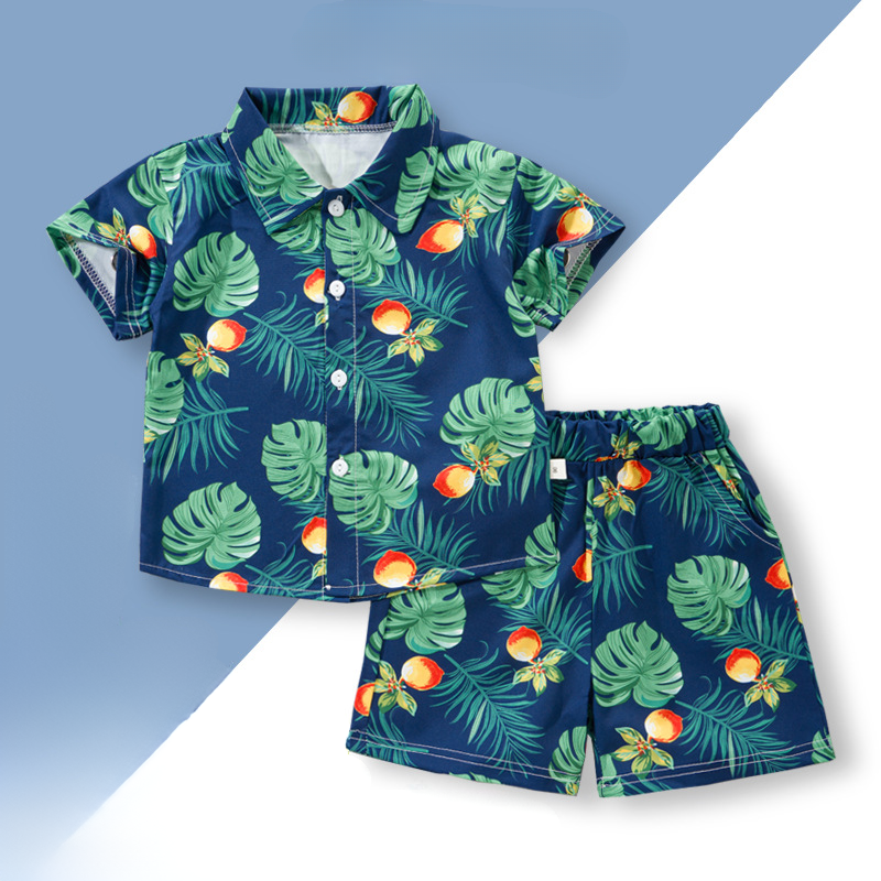 Mini Fashion™ - Świeżość i radość - Kwiatowy zestaw dla chłopców