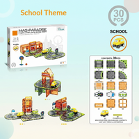 Thumbnail for Magnetic Road Blocks – Kreatywne i edukacyjne – zestaw do budowania „Magnetyczne drogi”