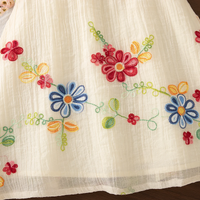 Thumbnail for MiniFlora – Lekka i urocza – haftowana sukienka dla małych dziewczynek