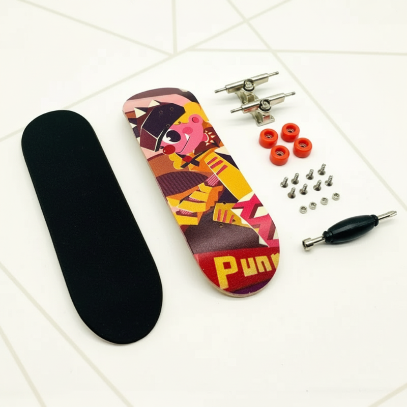 MiniDeck – Wytrzymały i elastyczny – deskorolka na palce