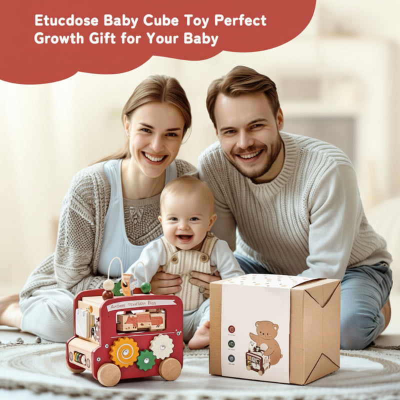 BusyRide – Edukacyjny i wszechstronny – drewniany zestaw Montessori