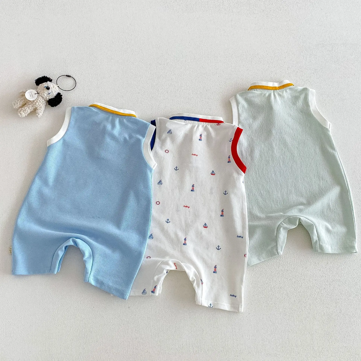 SunnyBaby – Wygodny i uroczy – body typu polo dla niemowląt