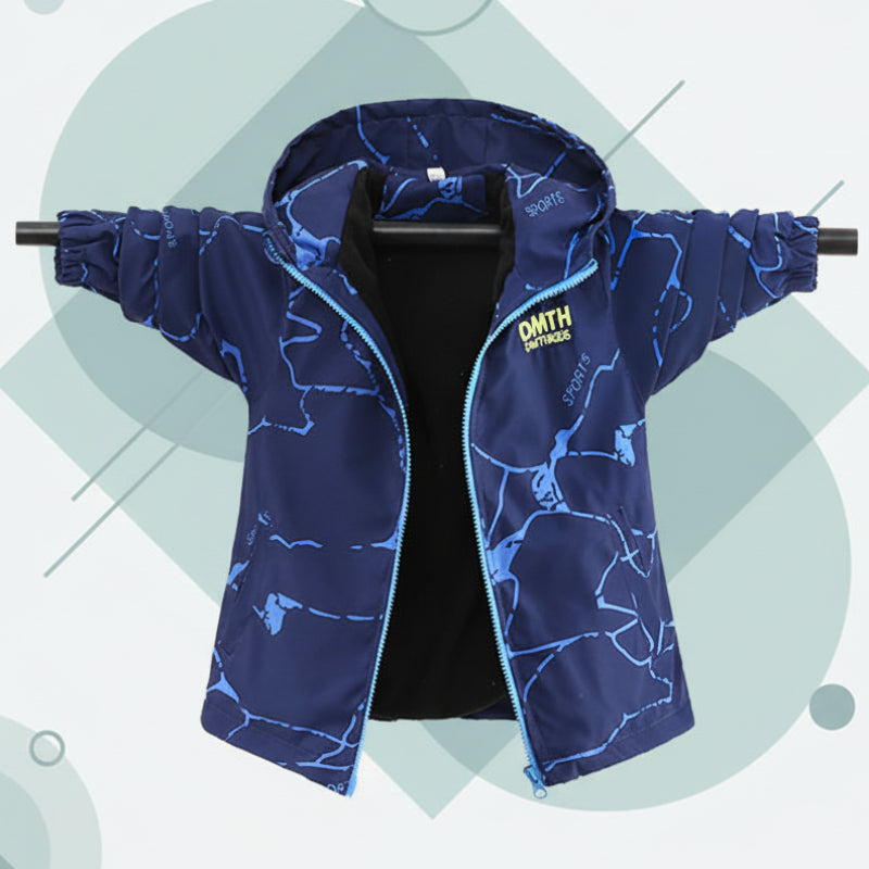 Reversible Kids Jacket – Wodoodporna i wiatroszczelna – lekka kurtka