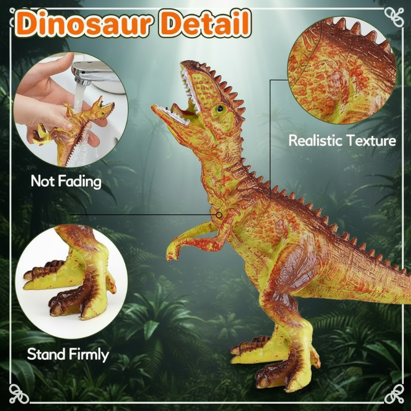 DinoWorld – Kreatywny i realistyczny – zestaw do zabawy „Głowa dinozaura”