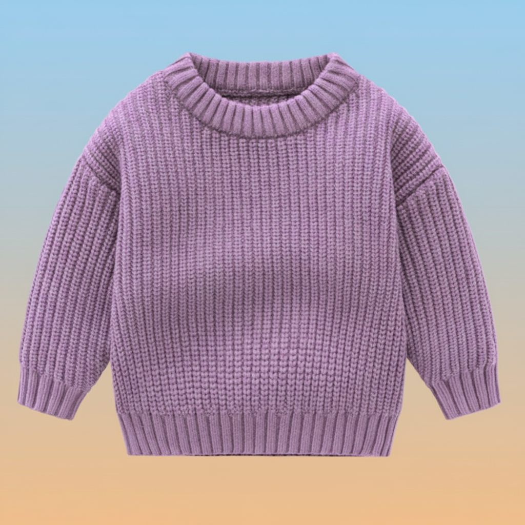 PureSoft – Classic & Cozy - Solidny sweter z dzianiny