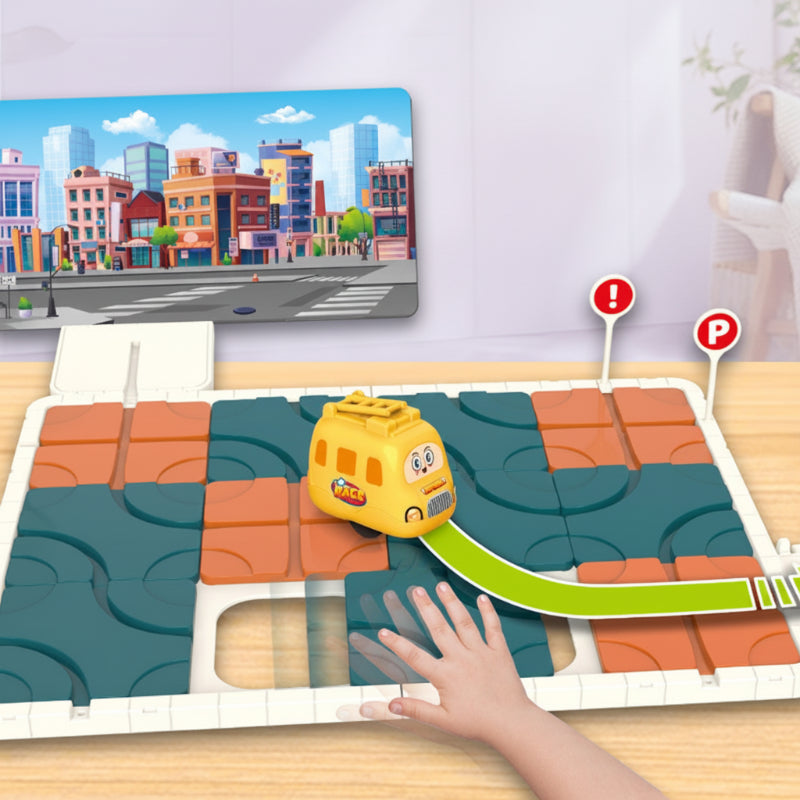 ThinkFun – Logiczne myślenie i koncentracja – Puzzle z pociągiem