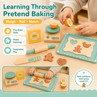 Thumbnail for BakeBuddy – Kreatywne i edukacyjne – drewniany zestaw do pieczenia