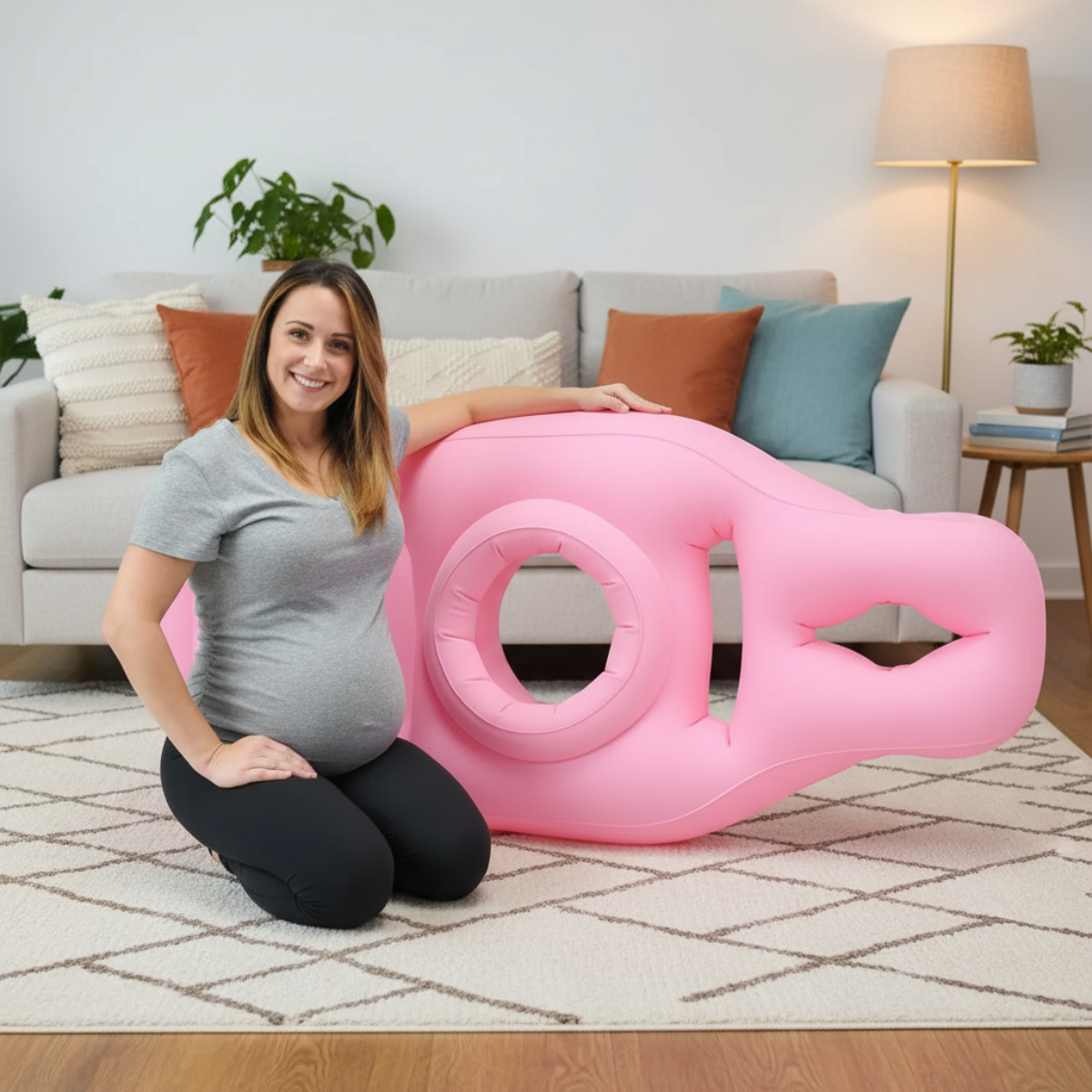 CozyBump – Komfort i wsparcie – wielofunkcyjna poduszka do leżenia dla kobiet w ciąży