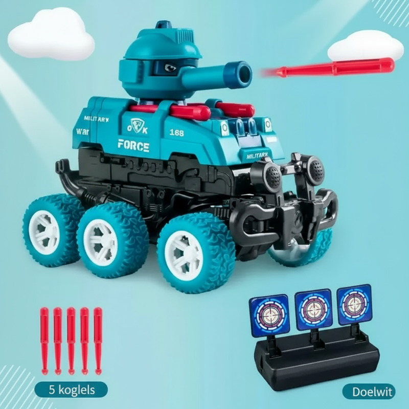 TankHero – Aktywny i wytrzymały - zabawkowy czołg z funkcją strzelania