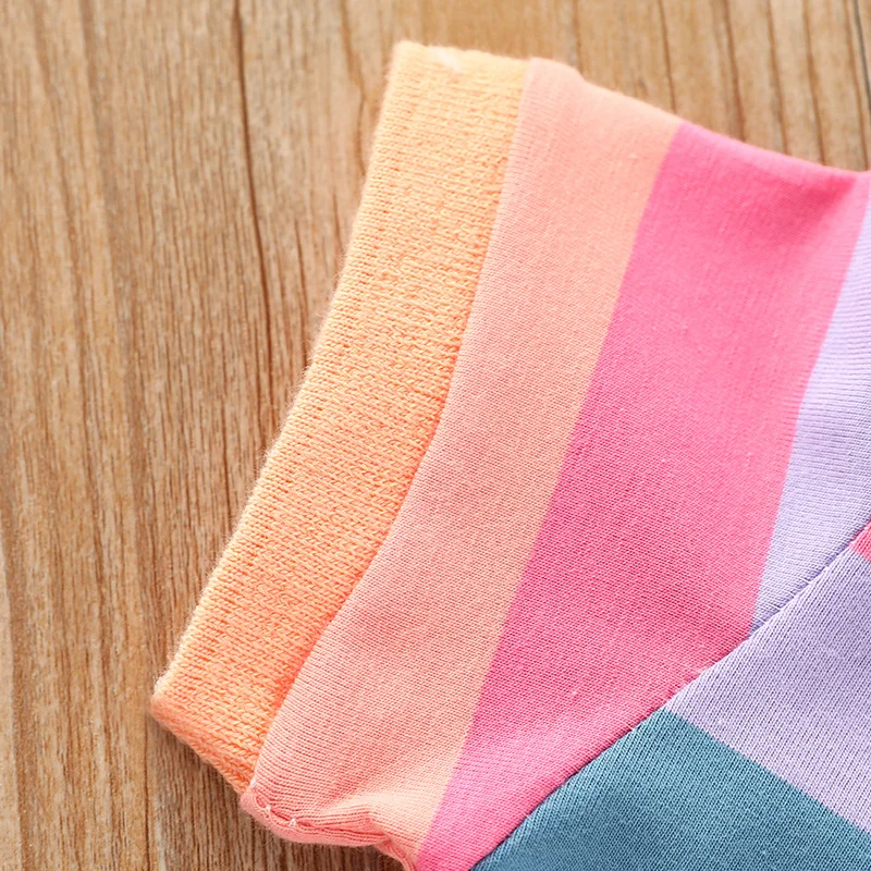 RainbowBabe – Świeża i kolorowa – dziecięca sukienka polo