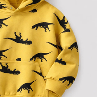 Thumbnail for DinoStyle – Ciepła i oddychająca bluza z kapturem z nadrukiem triceratopsa