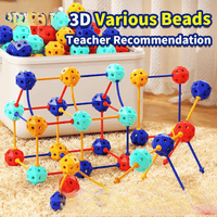 Thumbnail for Connect Beads™ - Klocki geometryczne - Edukacyjna układanka 3D