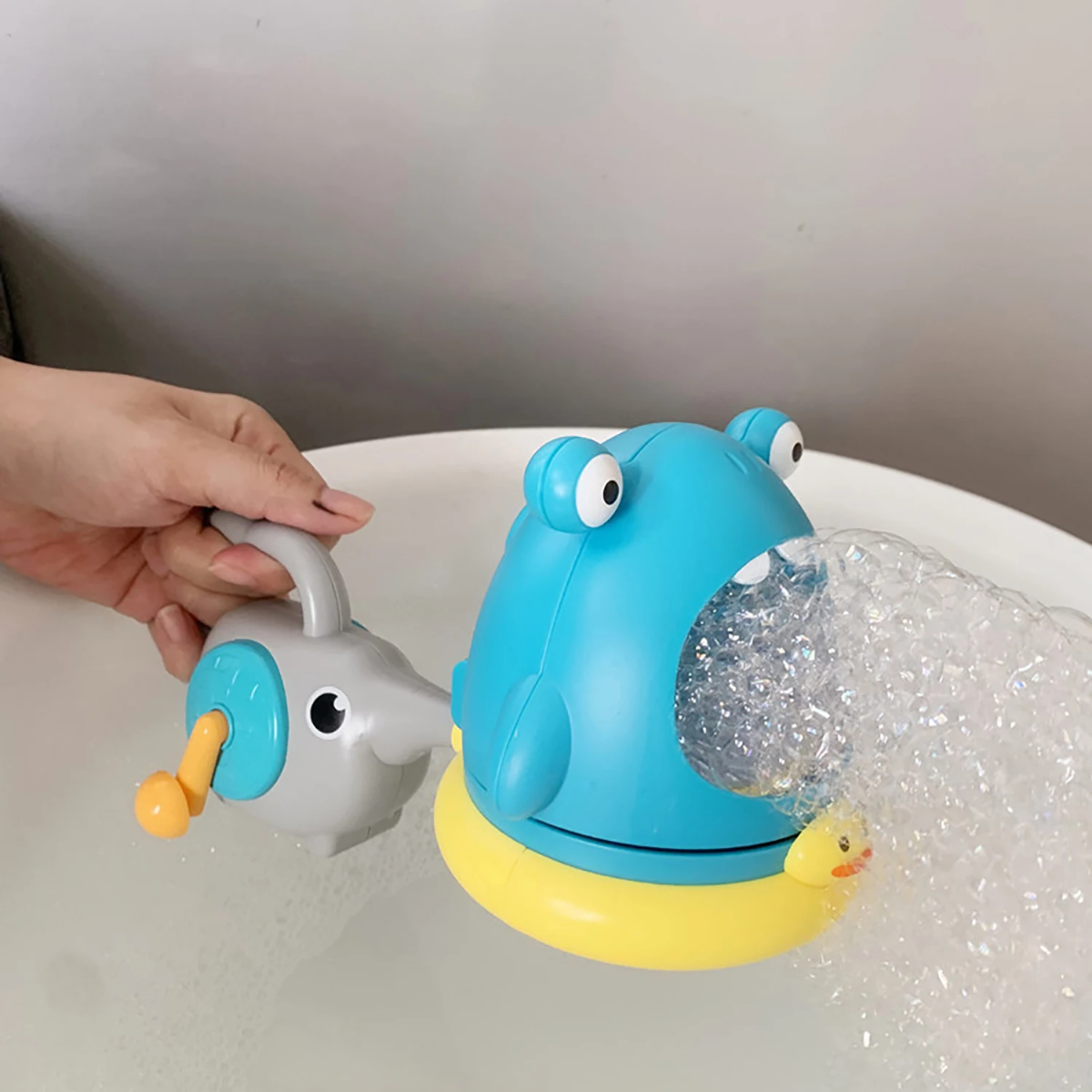 BubblePlay – Edukacyjne i zabawne – zabawka do kąpieli „Krab Bubbel”