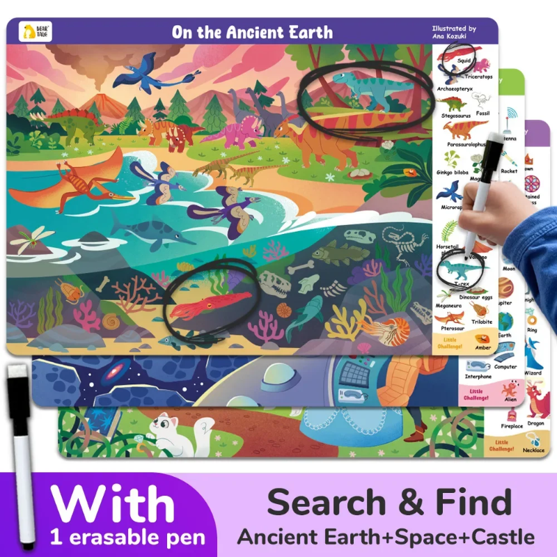 Search and Find Game – Nauka i zabawa – książka z zadaniami