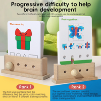 Thumbnail for BrainyKids – Logiczne i zabawne – drewniana gra edukacyjna z kartami