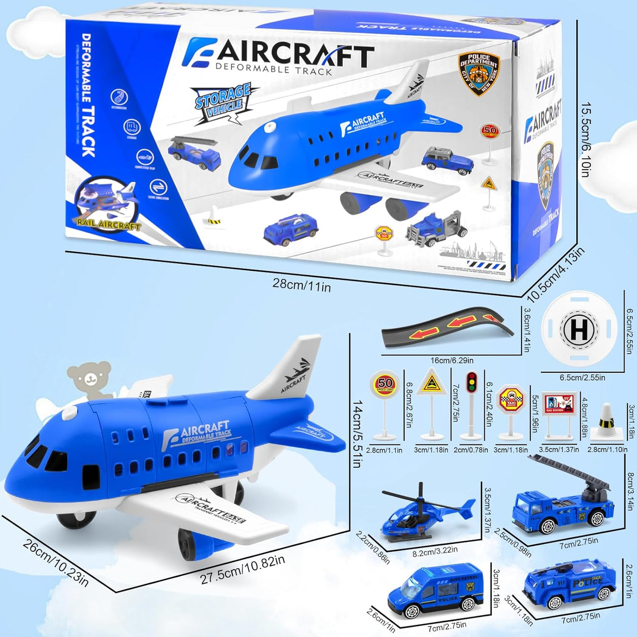 MiniAirBase – interaktywny i edukacyjny zestaw zabawowy z lotniskiem i pojazdami