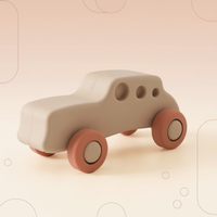 Thumbnail for Montessori Silicone Toy Car – Bezpieczne i przyjazne dla ząbków – silikonowa zabawka do gryzienia w kształcie pojazdu