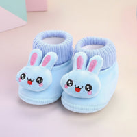 Thumbnail for CuddleSteps – Ciepłe i antypoślizgowe – kapcie dla dzieci z motywami zwierzęcymi