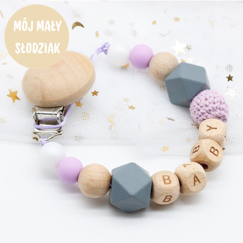 Woods™ - Personalizowany Łańcuszek do Smoczka