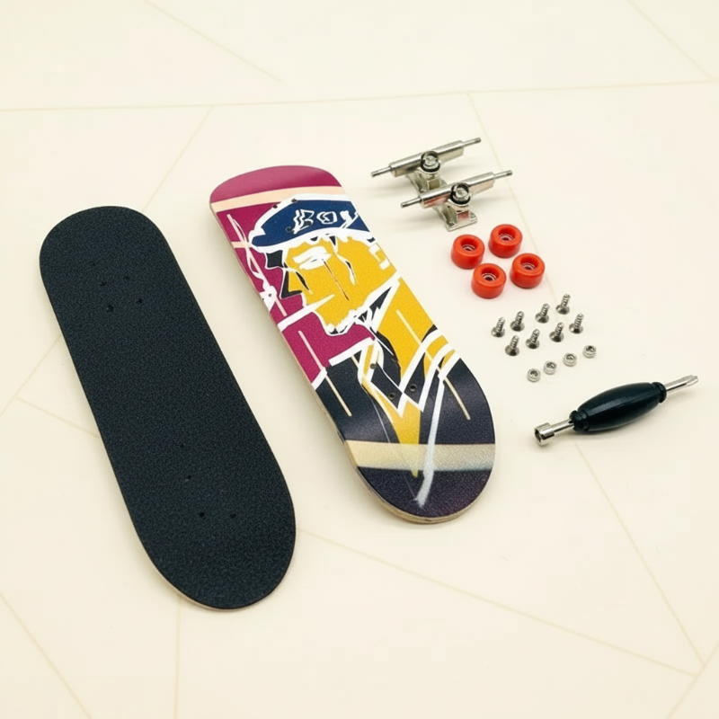 MiniDeck – Wytrzymały i elastyczny – deskorolka na palce