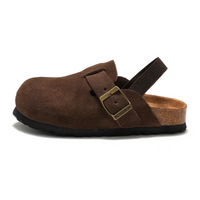 Thumbnail for LittleWalk – Wygodne i modne – sandały typu clogs z zamszu