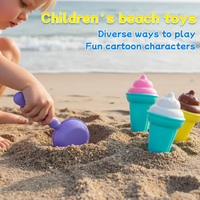 Thumbnail for BeachFun – Zabawa w piasku i kreatywność – zestaw do zabawy „Piasek, lody, łopatka”